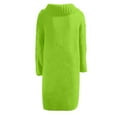 thumbnail image 5 of Cardigan for Women Warm Long Sleeve V Neck Button Down Knit Sweater Outwear Soft Loose Fit Cozy Fall Winter Fashion Solid Color Work Sweaters for Women Green L, 5 of 6