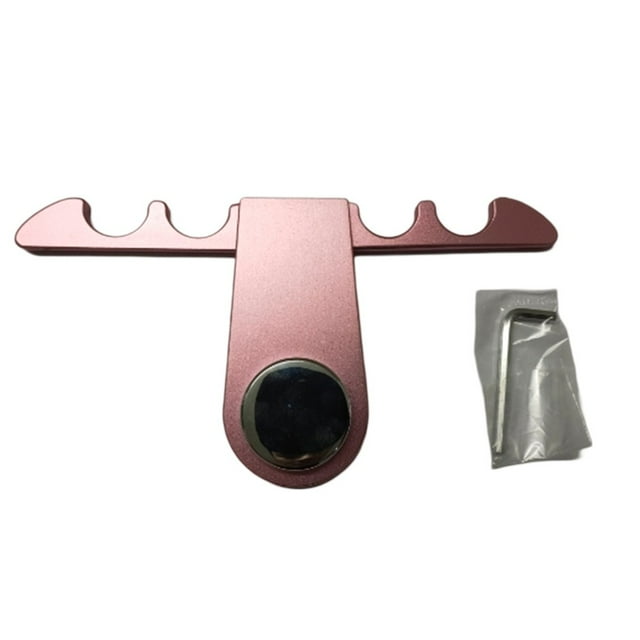 Portable Pool Cue Holder Collapsible Weighted Billiard Cue Holder for 4 Cue Pink