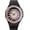 Black, variant on Womens Mens Fashion Starry Sky Flower Quartz Watch Crystal Dial with LED Backlight Waterproof Resin Strap