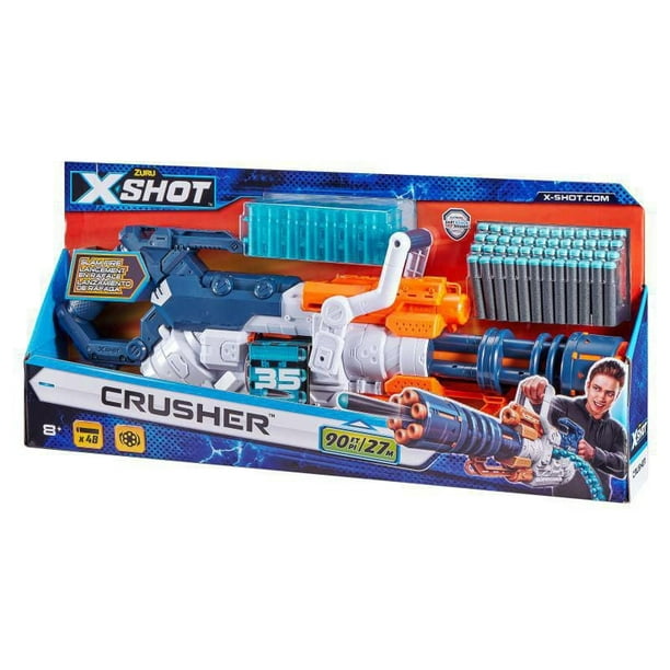 XShot エクセル クラッシャー 35 X-Shot-EXCEL-Crusher(35-Dart Belt,48 Darts) by ZURU : Amazon