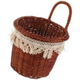 thumbnail image 6 of unbranded Hanging Woven Basket Wall Basket Storage Basket Flower Arrangement Container Front Door Basket, 6 of 8