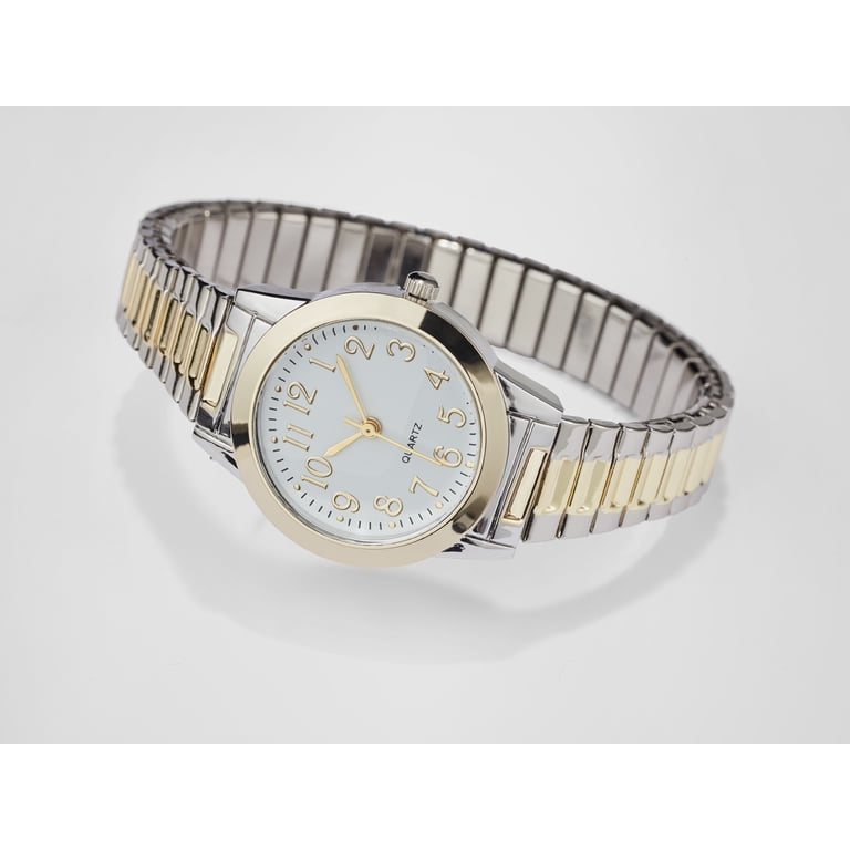 Time and Tru Female Analog Watch in Two-Tone with Expansion  display picture 1