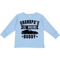 thumbnail image 3 of Inktastic Grandpas Lil Racing Buddy Boys or Girls Long Sleeve Toddler T-Shirt, 3 of 5