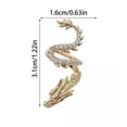 thumbnail image 3 of HOOUN Animal Ear Cuff Dragon Ear Clips Earrings Non Piercing Tragus Ear Jewelry gifts-Gold Left, 3 of 9