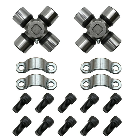 RAParts New Universal Joint Kit Front & Rear Propshaft Cross Straps 914/35401 914/56401 Fits JCB Backhoes