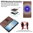 thumbnail image 4 of Leather For Google Pixel 9 / Pixel 9 Pro, RFID Blocking Protection, Playful Cats Embossed Flip Wallet Leather Case With Card Holder Magnetic Closure  Phone Cases Cover,Brown,For Pixel 9 / 9 Pro, 4 of 7