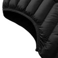 thumbnail image 3 of USNSM Men's Lightweight Puffer Vest with Detachable Hood Sleeveless Quilted Padded Thermal Winter Jacket Outerwear Black L, 3 of 8