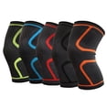 thumbnail image 4 of 1PCS Knitted sports knee pads, running basketball, cycling fitness, anti slip, breathable nylon knee pads for men and women, 4 of 6