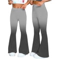 thumbnail image 7 of Fmbrln Womens Yoga Pants Flare Leg Pants Workout Gym Pants Fashion Casual Gradient Print Leggings, 7 of 7