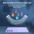 thumbnail image 3 of Crystal Clear Samsung Galaxy A54 Case.Soft Slim Fit Transparent Plastic TPU Protective Silicone Cover Phone Cases for Samsung Galaxy A54 [Slim Thin & Comfort Grip] [Shockproof], 3 of 6