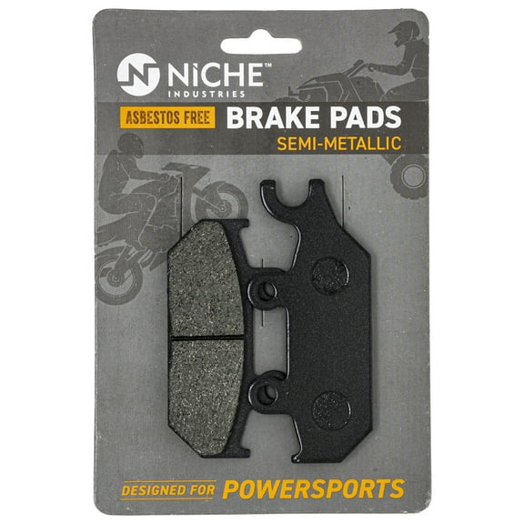 Niche Front Right Brake Pad Set for Yamaha Viking 700 Semi-Metallic UTV 519-KPA2272D