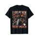 thumbnail image 1 of [100% Cotton] 100% Cotton i Love My Mom Very Much Funny Hard Skeleton Meme Bootleg T-Shirt, 1 of 6