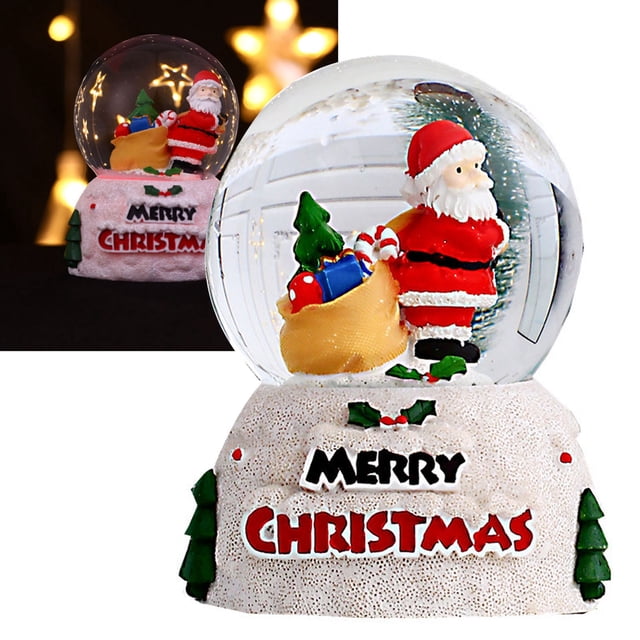 Adornos de Bolas de Cristal para Navidad BuyWeek Bola de Cristal Brillante