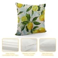 thumbnail image 4 of Shiartex  Throw Pillow Cover Lemon Summer Lemon Fruits Tree Branches Leaves White Little Flower Yellow Green Decor Lumbar Pillow Case Cushion for Sofa Couch Bed Standard, 4 of 5