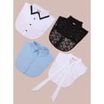 thumbnail image 7 of Deago Fake Collar Detachable Dickey Collar Blouse Half Shirts Peter Pan Lace False Collars for Women Girls, 7 of 7
