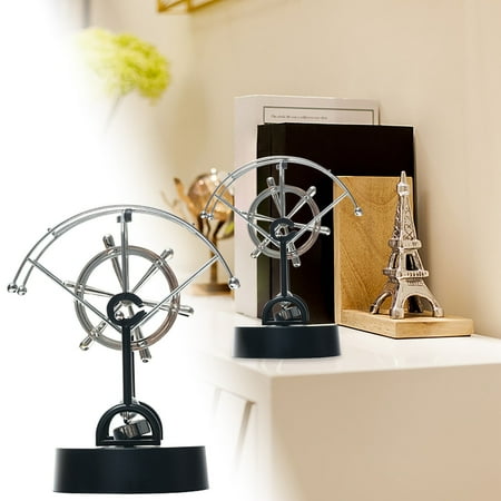 

Gonzo Ornament Large Garden for outside Pole Statue 2031 Christmas Ornament The World Is Yours Statue Metal Perpetual Motion Machine Swing Desktop Ornaments Electromagnetic Shaker