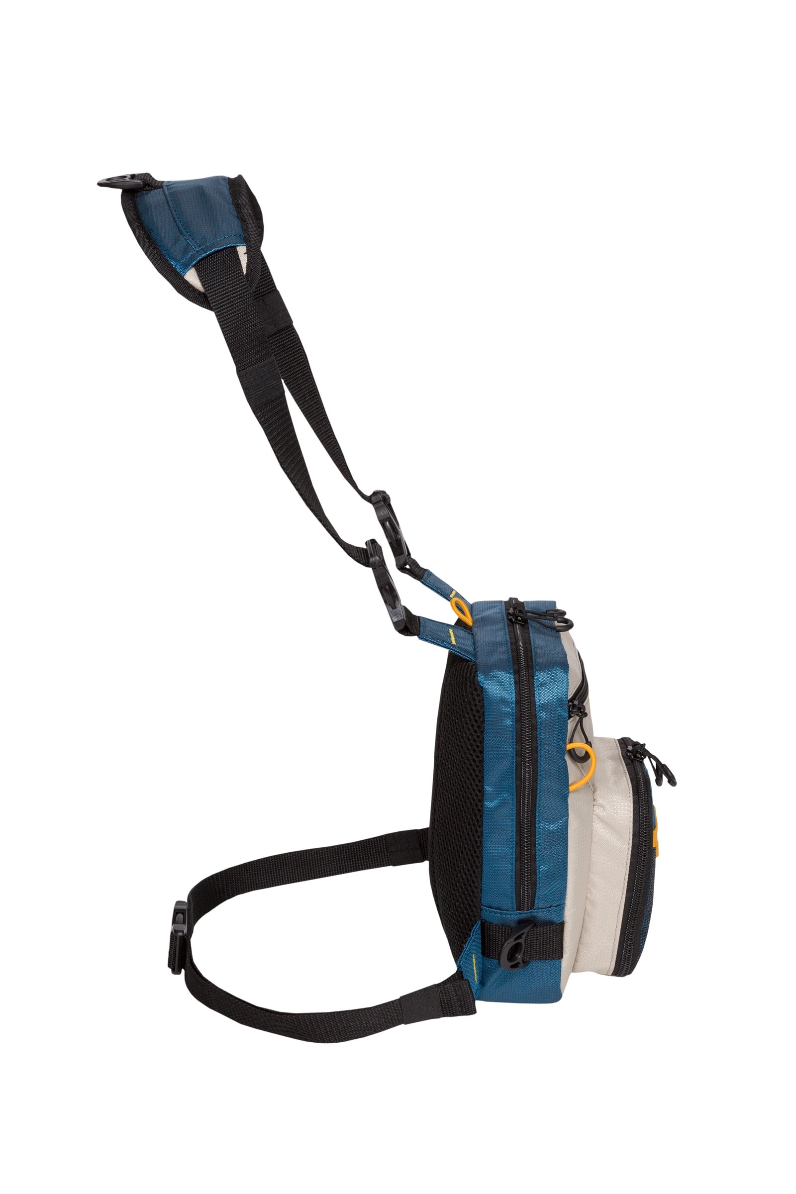 Okeechobee Fats Fly Fishing Tackle Bag Chest Pack, Small Soft-Sided, Blue Grey, Polyester