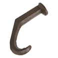 thumbnail image 5 of Pack Of 2 Cast Iron Rustic Western Rugged Railroad Nail Spike Wall Coat Hooks, 5 of 9