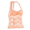 thumbnail image 3 of Top transparente con encaje para mujer, blusa sexy y casual de manga corta., 3 of 8