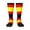 1 Black, variant on German Flag Germany Knee High Socks for Women Long Leg Warmers Socks