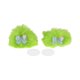 thumbnail image 1 of Accesorios para Casco de Motocicleta Decoración Lazo Azul Esponjoso para Cascos de Motocicleta Bicicleta Esquí Etiqueta de Peluche Verde 2 Juegos, 1 of 6