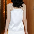 thumbnail image 4 of Uaswgudfs Silk Satin Tank Tops for Women Deep V Neck Sleeveless Camisole Tops 2025 Summer Casual Loose Short Blouses, 4 of 4