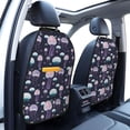 thumbnail image 2 of Cute Jellyfish Print Mats Back Seat Protectors, Car Seat Protector Vehicle Organizers Waterproof Cover Back Seat Cover for Kids with 3 Storage Pockets 2 Pack, 2 of 5