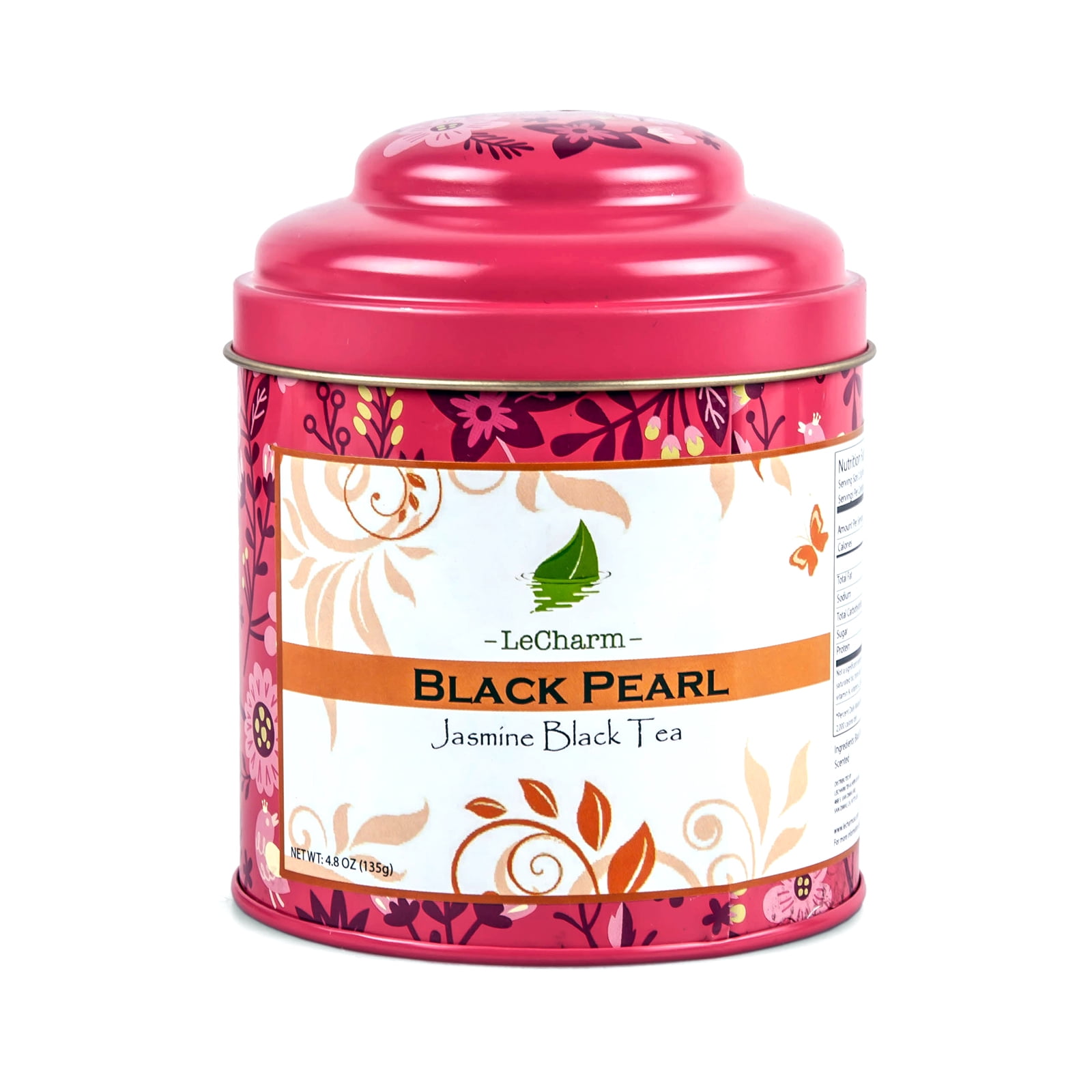 LeCharm Black Jasmine Pearl Tea jasmine loose tea4.8oz/135g