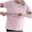 Pink, variant on Gyujnb Crew Neck Maternity Nursing T-Shirt Front Patch Pocket Heart Mama Print Side Hidden Horizontal Pull Feeding Opening Soft Light Washed Cotton Loose Fit Top,S