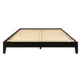 thumbnail image 3 of Black Solid Wood King Platform Bed - 6.5-inch Under For Added Storage And Stable 3-leg Center Rail In Strong Support 81.7 In. Deep Package, 3 of 4