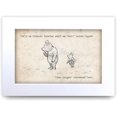 thumbnail image 1 of Winnie The Pooh Friends Forever A4 Printed Quote Nursery Print Baby Shower Room, 1 of 3