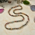 thumbnail image 2 of 36 Inch 7-8MM Matte-Fininsh Genuine Picasso Jasper Stone Endless Infinity Long Beaded Strand Necklace., 2 of 2