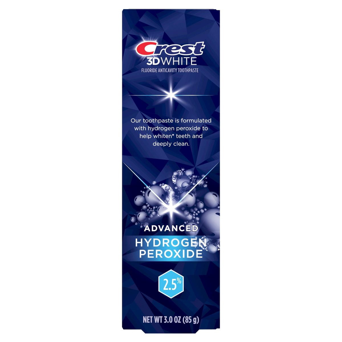 2X - Crest 3DWhite Advanced 2.5% Hydrogen Peroxide - 3.0oz