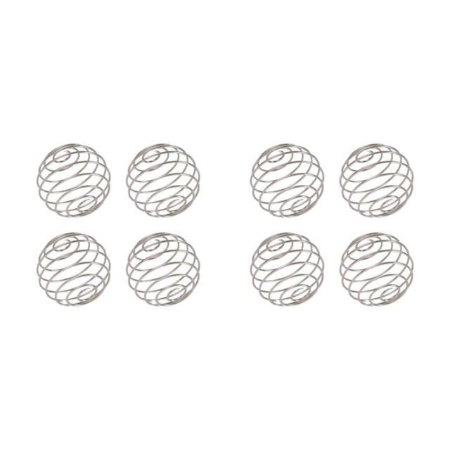 Matsuzay 4 bolas de proteína para mezclar de acero inoxidable: aplicación amplia de primera , adecuada para botellas, agitador de acero 5.2 cm * 4.5 cm 2Conjunto