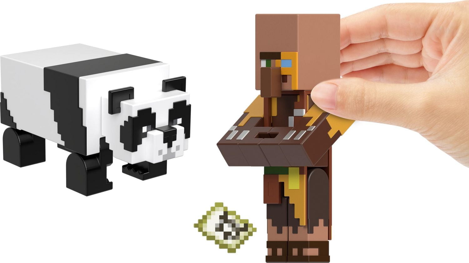 Minecraft Jungle Cartographer and Panda Figure 2pk