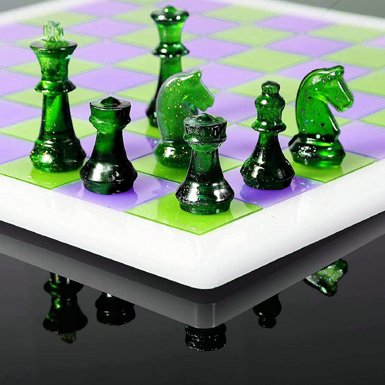 Resin Chess Set Mold,Upgraded 3 in 1 Chess Checkers Backgammon Molds for  Epoxy Resin,3D Full Size Silicone Chess Pieces and Chess Board Molds for  Resi for Sale in Bothell, WA - OfferUp