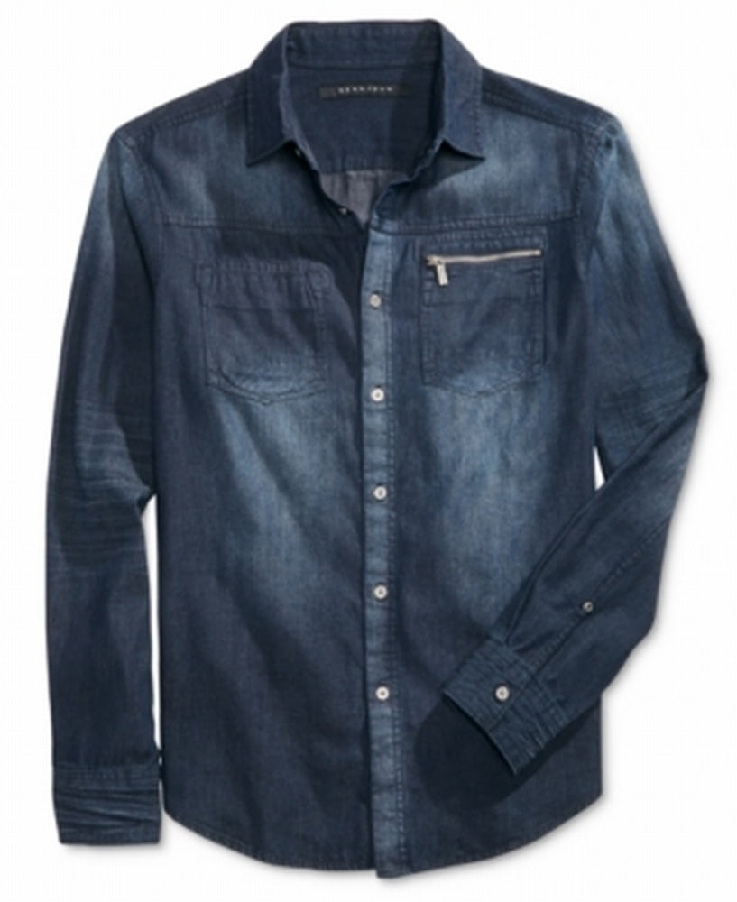 sean john denim shirt