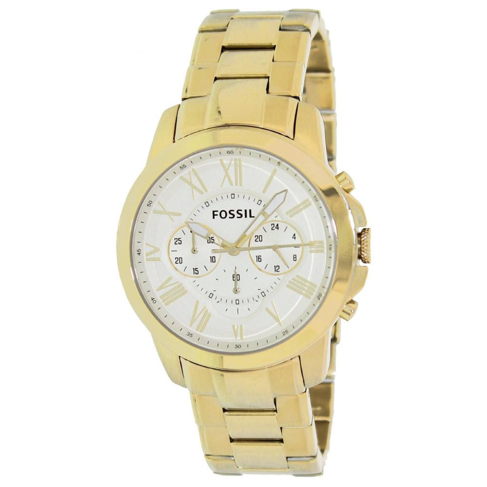 Fossil Men s Grant Watch Quartz Mineral Crystal FS4814 Walmart