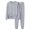 68-Grey, variant on HSHMT 50% Off Clear! Tracksuit Sweatsuits 2 piece Women's Solid Color Hoodless Sports Sweatshirt Set Two Top Pants Casaul