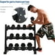 thumbnail image 2 of Rack para Mancuernas Bluelander 5 a 40 Lbs 3 Niveles Capacidad de Peso 272 Kg, 2 of 5