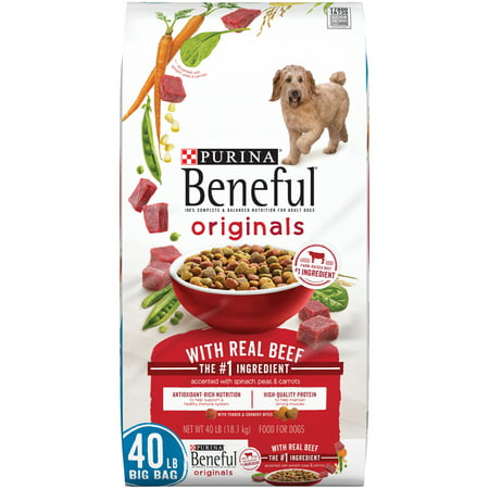 Purina Beneful Dry Dog Food, Originals With Real Beef - 40 lb. Bag