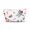 White zipper, variant on Holiday Novelty Makeup Bag Santa Claus Cosmetic Bag Christmas Gift Ideas