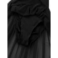 thumbnail image 6 of iEFiEL Girls Sleeveless Splice Open Back High-low Hem Ballet Dance Gymnastics Leotard Dress Black 14, 6 of 6