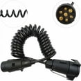 thumbnail image 1 of Extensión de arnés de remolque con cable en espiral: ajuste fuerte, diseño retraído flexible, compacto, 1 of 4