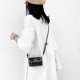 thumbnail image 4 of Mini bolsos de hombro PU cuero Casual monedero mujer Color sólido Crossbody bolso, 4 of 7