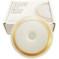 thumbnail image 2 of MaximalPower 3'' 20 Lumens Motion Sensor LED Night Light Under Cabinet Lights, White, 6 Count, 2 of 9