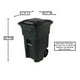thumbnail image 2 of Cubo de basura GardenNest 240L con ruedas y tapa de polietileno negro, 2 of 5