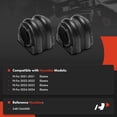 thumbnail image 2 of A-Premium 2 x Left & Right Sway Bar Bushing Kit, Compatible with Hyundai Elantra 2021 2022 2023 2024, 2 of 5