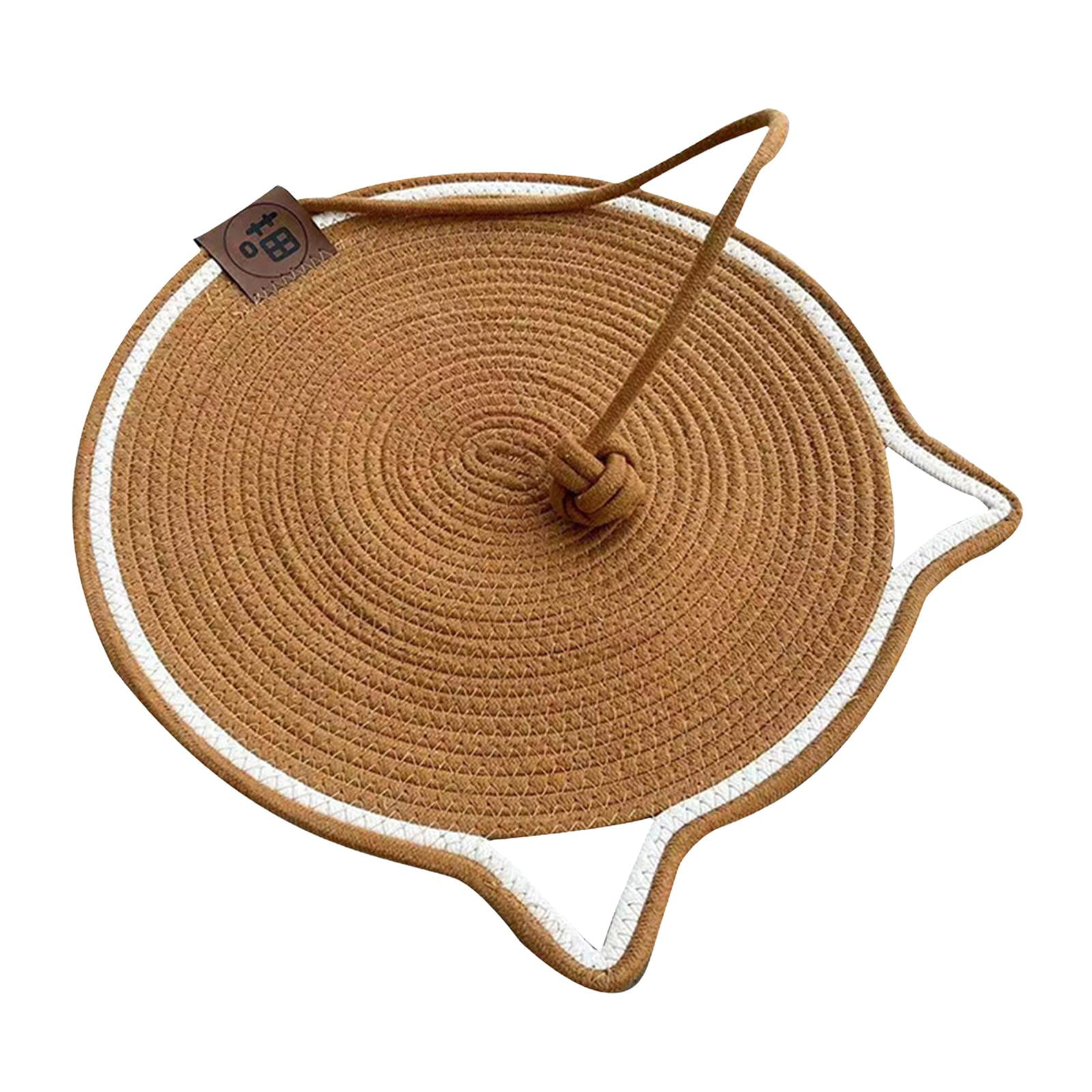 Bvdfgk Cat Scratch Mat Cat Scratch Pad Wear Resistant Furniture Protector Cat Toys Nest Dark Brown