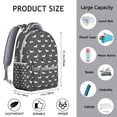 thumbnail image 6 of Dachshund Backpack for School,Cute School Bag,Schoolbag with Adjustable Shoulder Straps & Padded Back,15.3"x11"x7.1"., 6 of 6